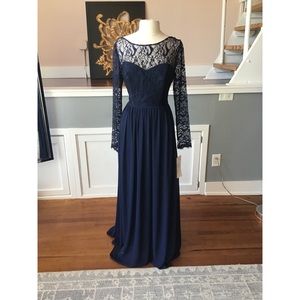 Hayley Paige Occasions 5751 size 14 navy/indigo.